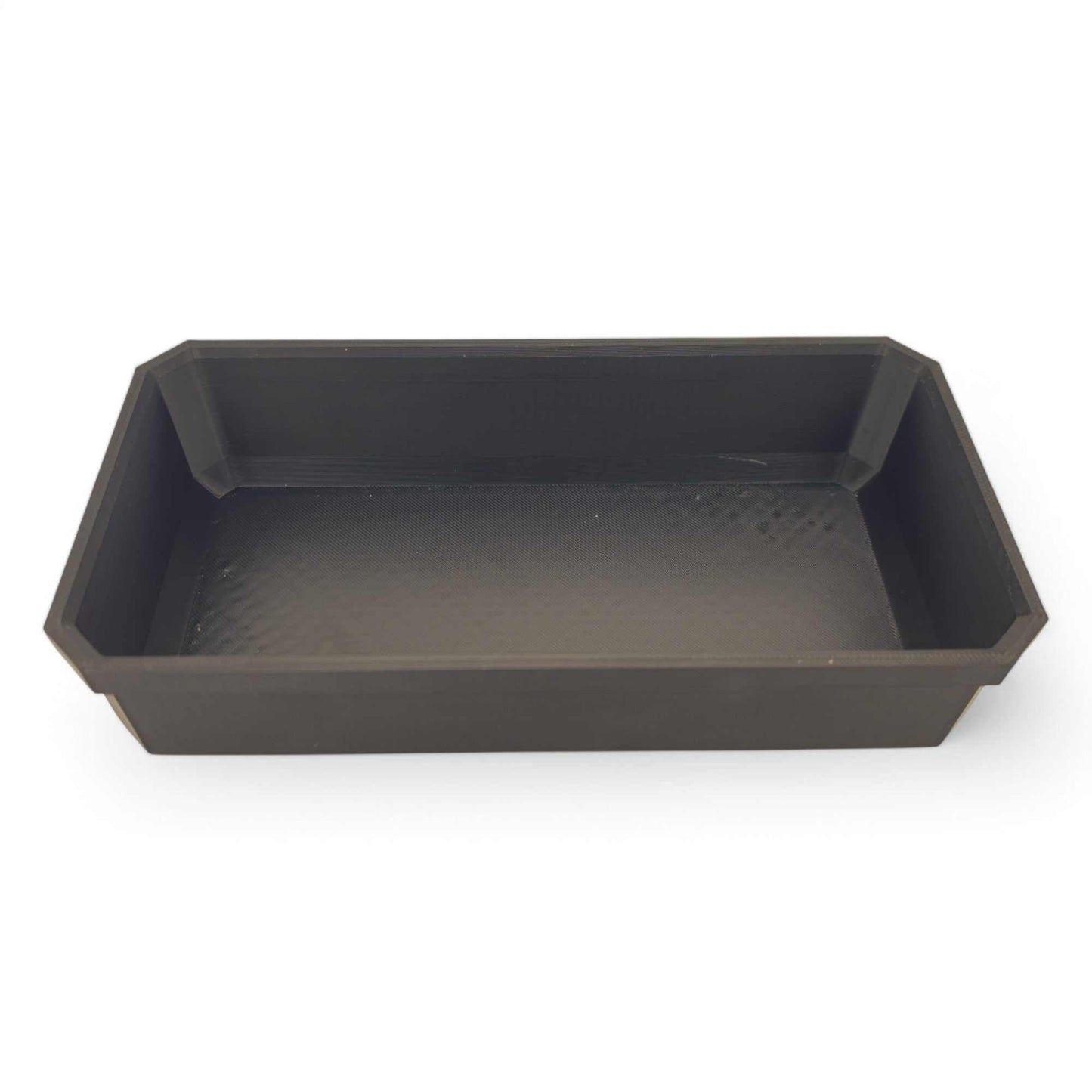 Milwaukee Pack-out Slim long bin replacement with no divider, compatible with 48-22-8431 and 48-22-8436, durable black PETG storage tray for long tools and accessories