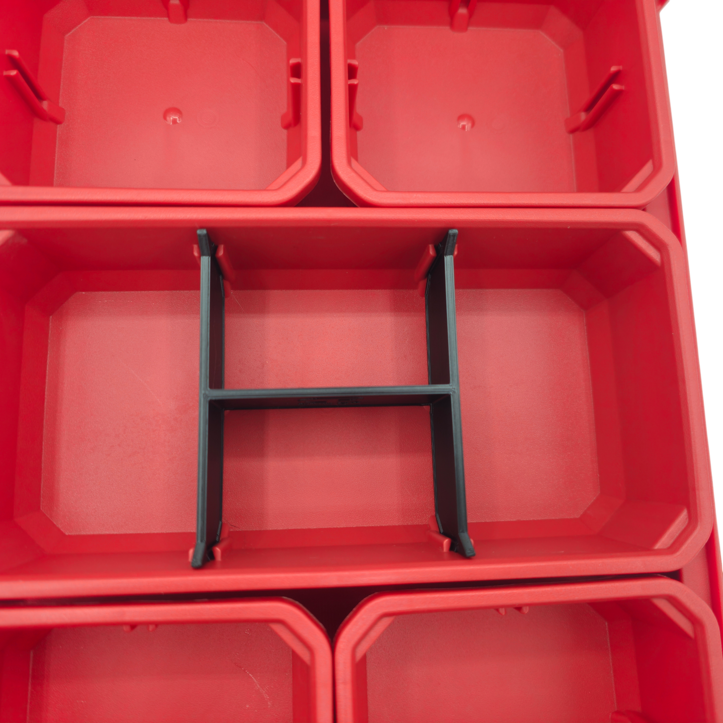 Milwaukee Packout Low Profile Large Cubby Divider H in Packout -Black