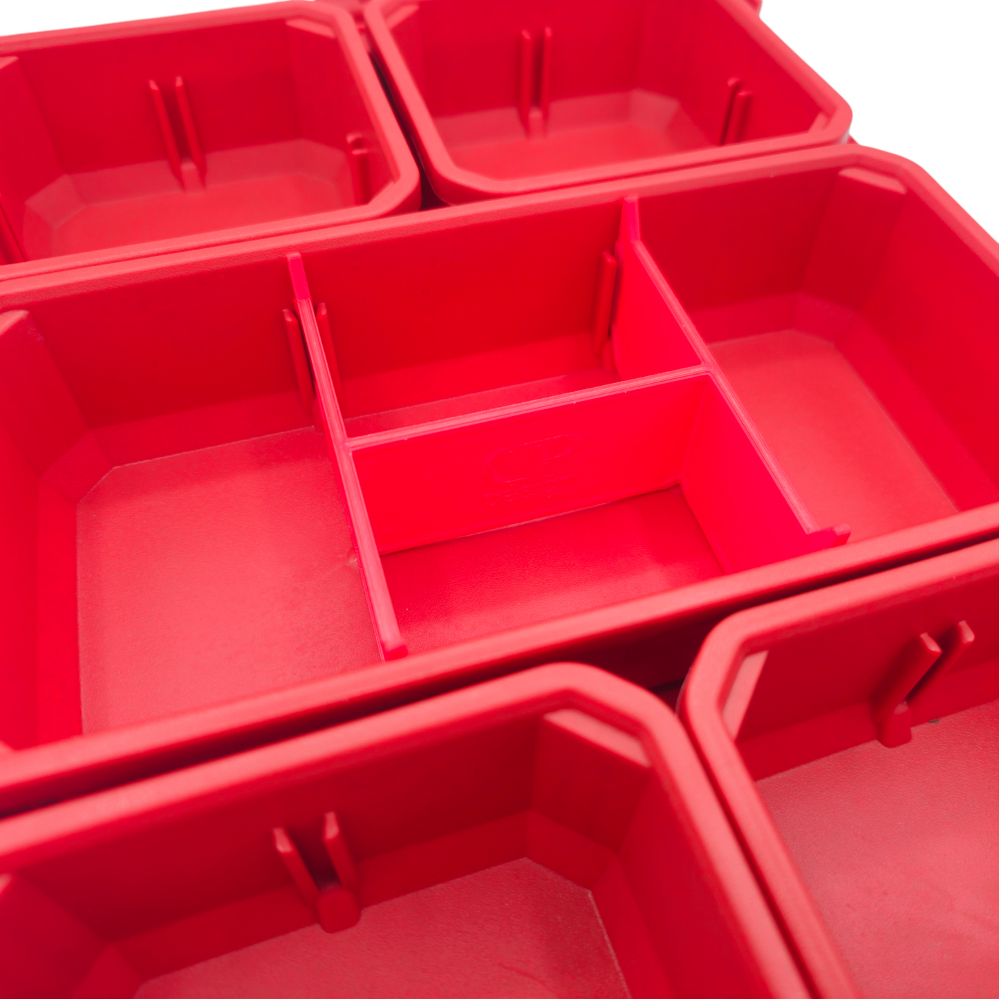 Milwaukee Packout Low Profile Large Cubby Divider H in Packout -Red