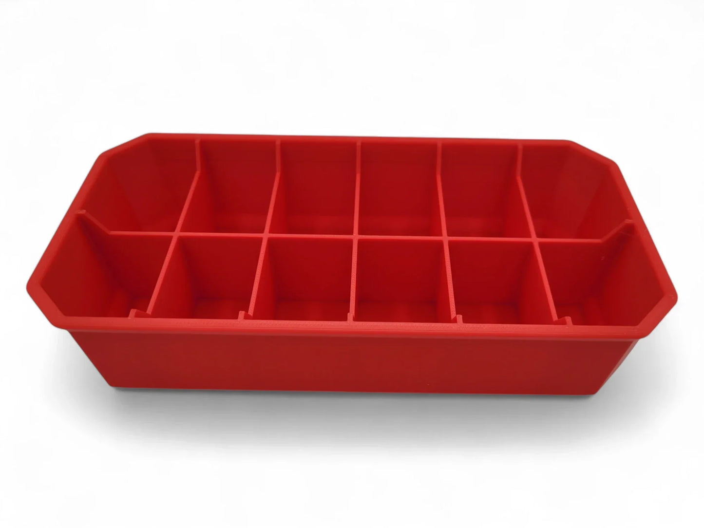 6x2 Tray for Packout Low Profile – Top View - Red