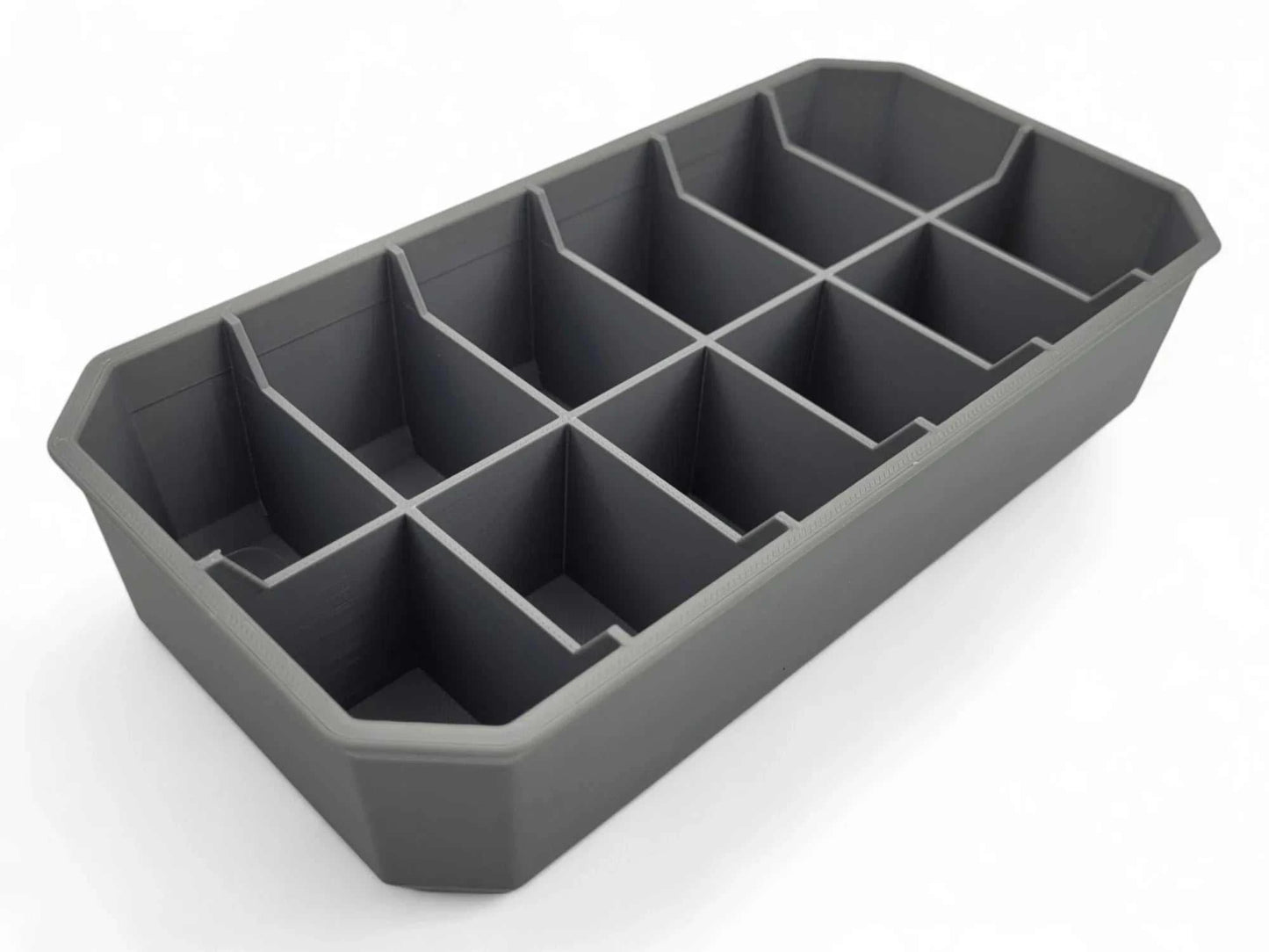 6x2 Tray for Packout Low Profile – Top View - Gray