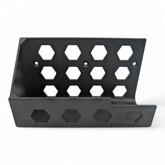 Milwaukee Packout bit case wall mount holder for secure and organized tool storage.