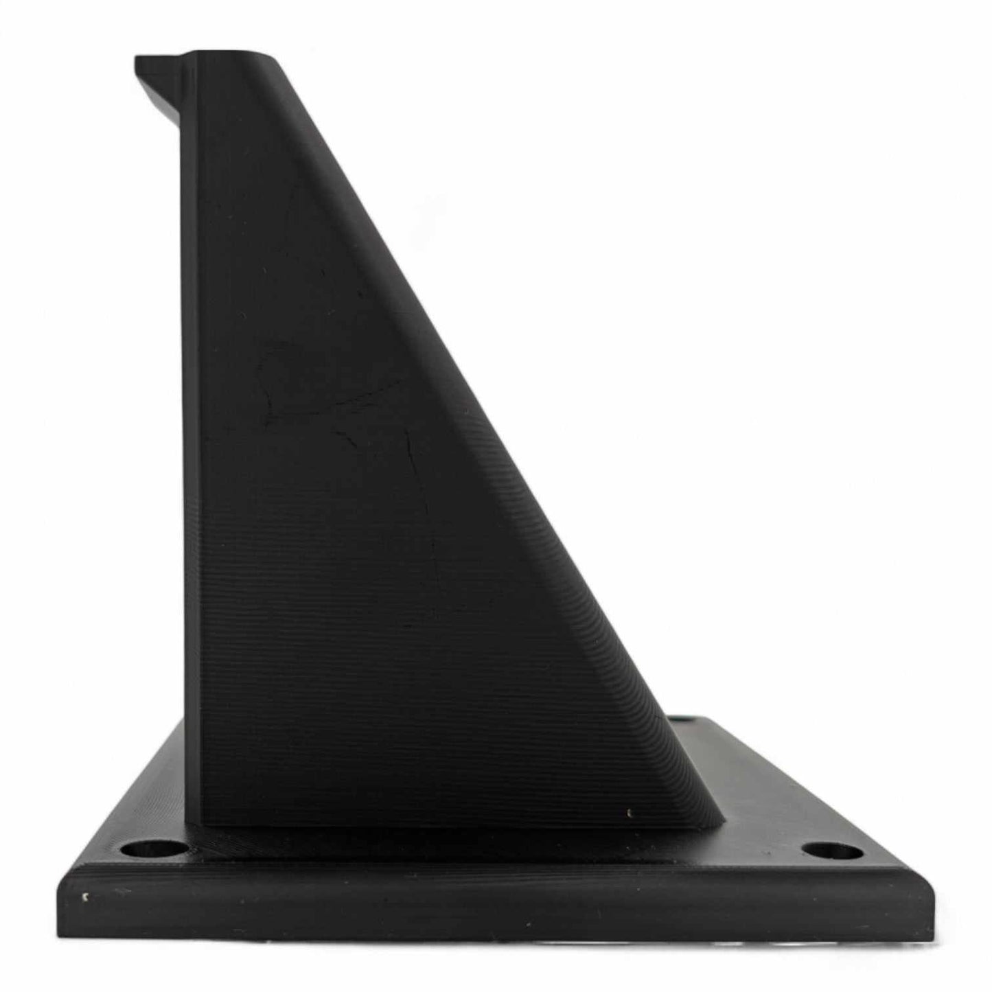 Durable wall-mounted EGO string trimmer holder for easy storage and space-saving organization.