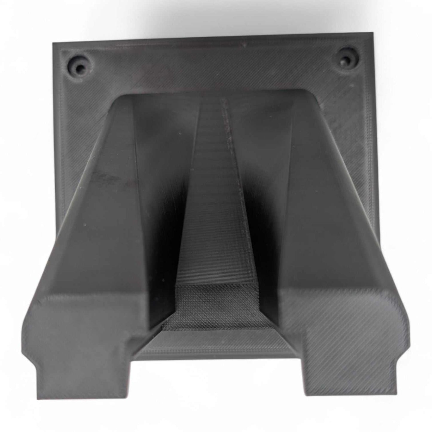 EGO string trimmer holder wall mount for easy storage.