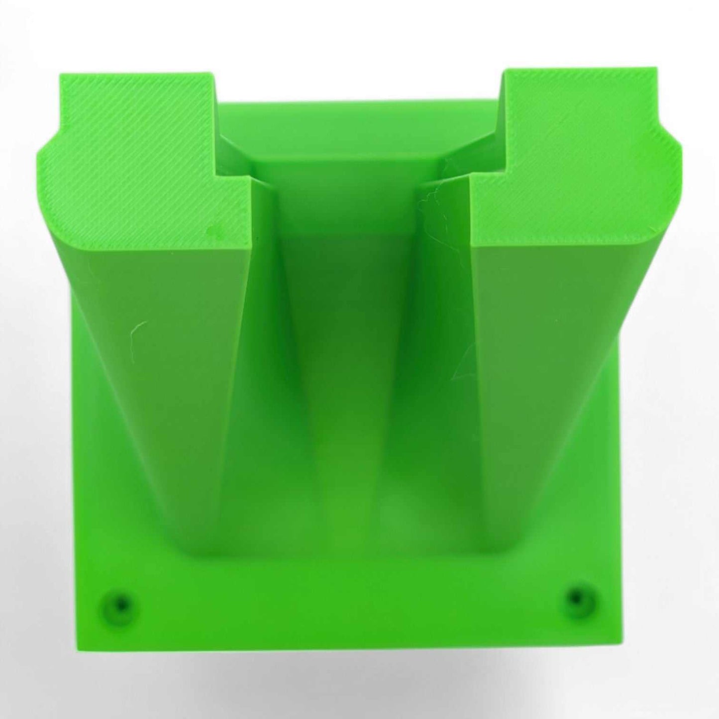 Durable green wall-mounted EGO string trimmer holder for easy storage