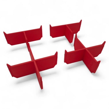 Milwaukee Packout Slim Organizer Divider Set with 2 Cross and 2 T Dividers.