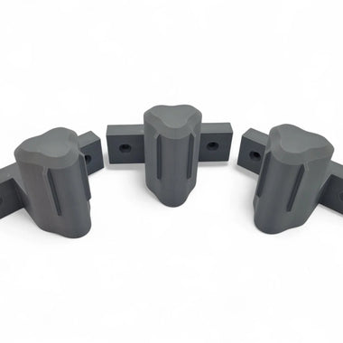 Wall Mounts for Milwaukee M12 Tools – Set of 3 Gray Vertical Heavy-Duty Brackets
