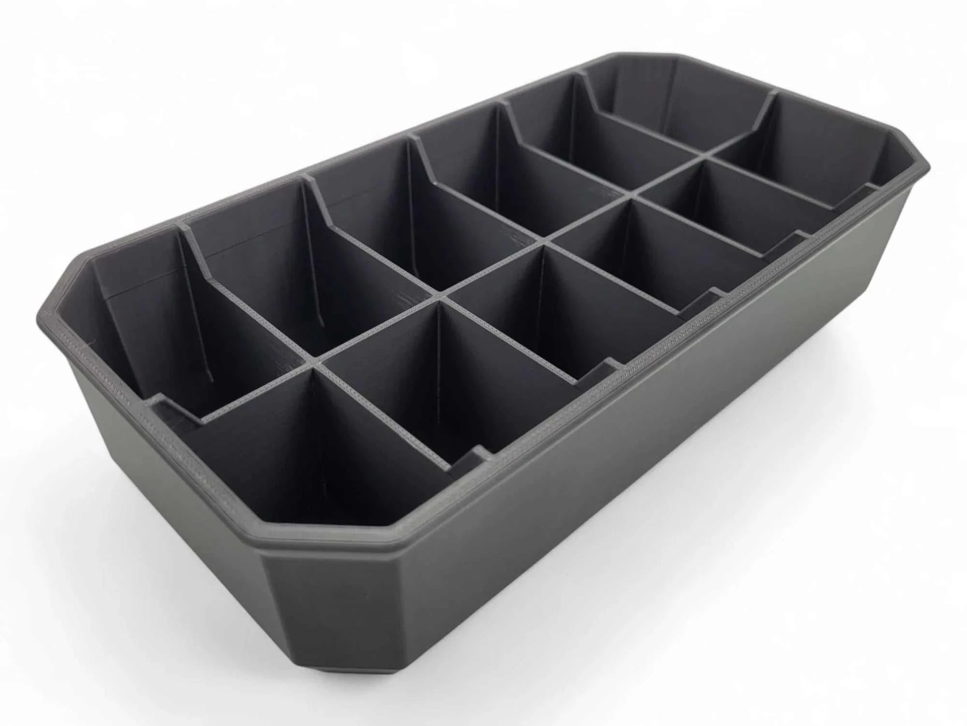 6x2 Tray for Packout Low Profile – Top View - Black