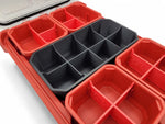 8-Compartment Tray for Packout Low Profile – Packout View - Black