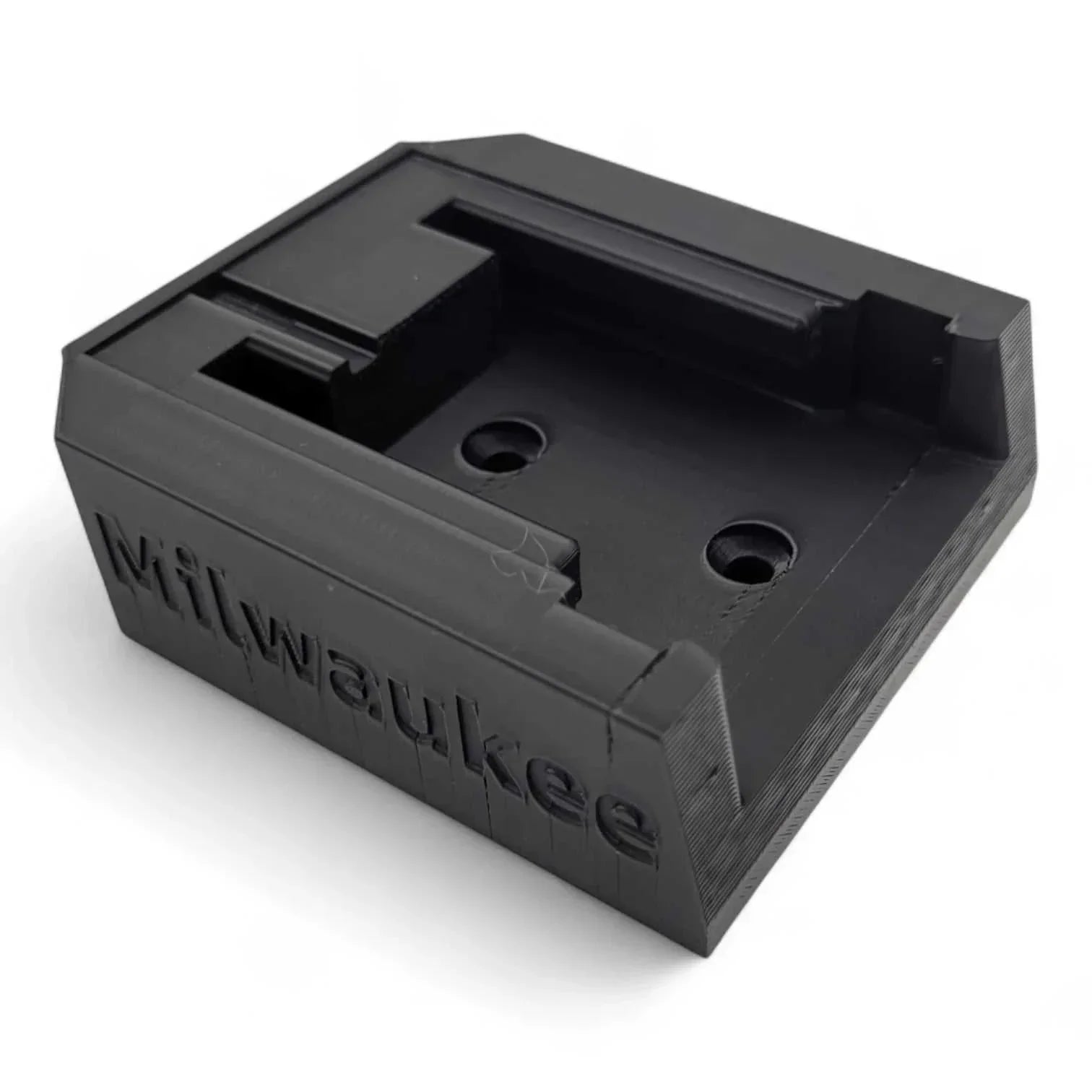 Milwaukee M18 Battery Wall Mount in durable PETG, secure and easy to install, 3-pack.