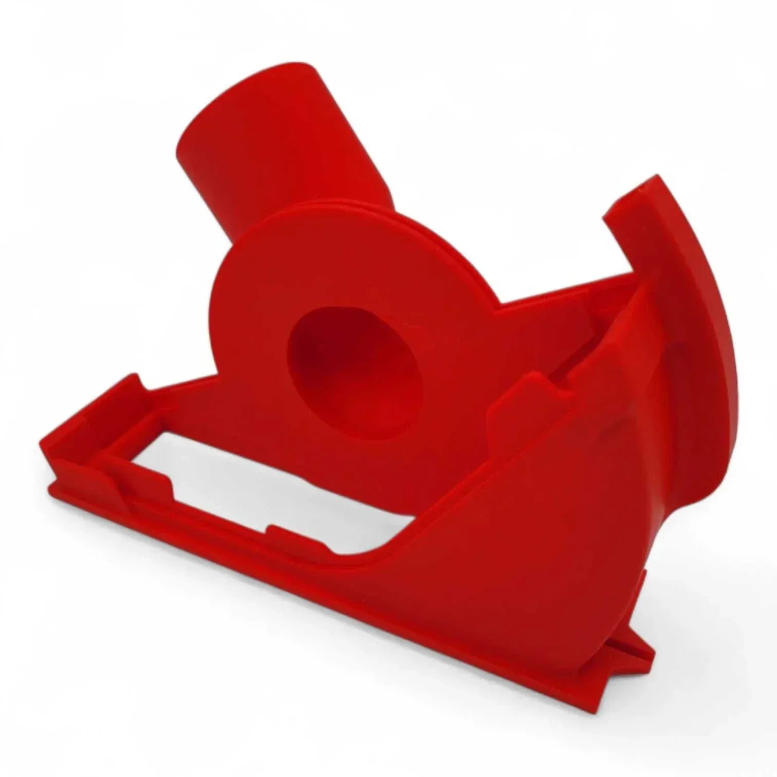 Milwaukee M18 Grinder Dust Collection Adapter compatible with Type 1 guard, ideal for dust control in masonry and concrete cutting.