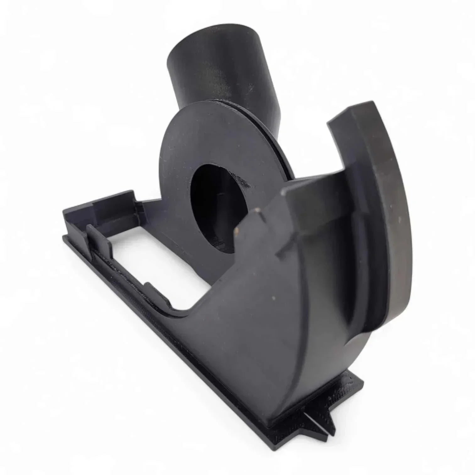 Milwaukee M18 Grinder Dust Collection Adapter, Type 1 Guard Compatible, Black, 35.5mm Vacuum Port.