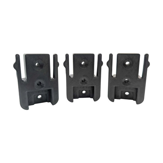 Shallow Locking Tool Mounts – Compatible with Milwaukee M18 tools (Set of 3)