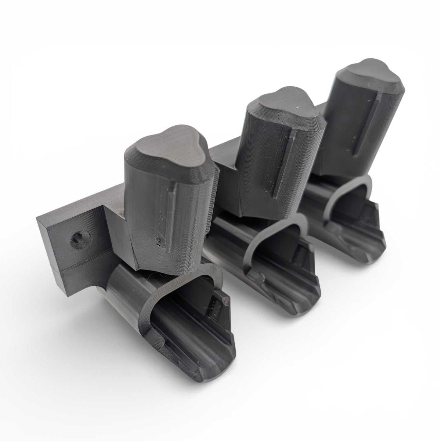 Milwaukee M12 Tool and Battery Wall Mount – Deluxe 3 Tool 3 Locking Battery Holder