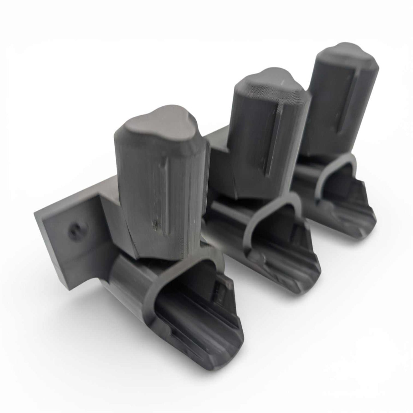 Milwaukee M12 Tool and Battery Wall Mount – Deluxe 3 Tool 3 Locking Battery Holder