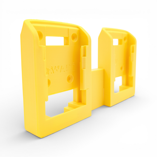 DeWalt 20V Battery Wall Mount – 1 to 4 Slot Holder Options – Locking Design